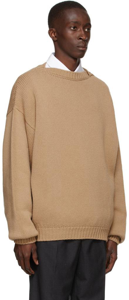 商品Fear of god|Beige Knit Overlapped Sweater,价格¥7297,第4张图片详细描述