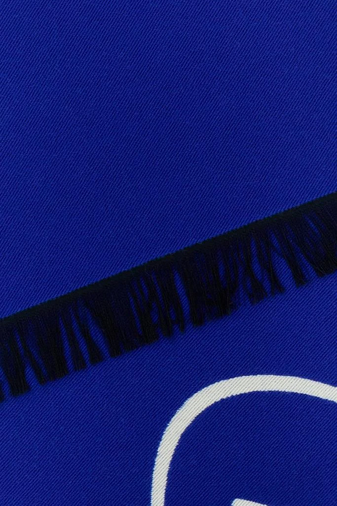 商品Burberry|Burberry Logo Intarsia-Knit Fringe-Edged Scarf,价格¥2179,第2张图片详细描述