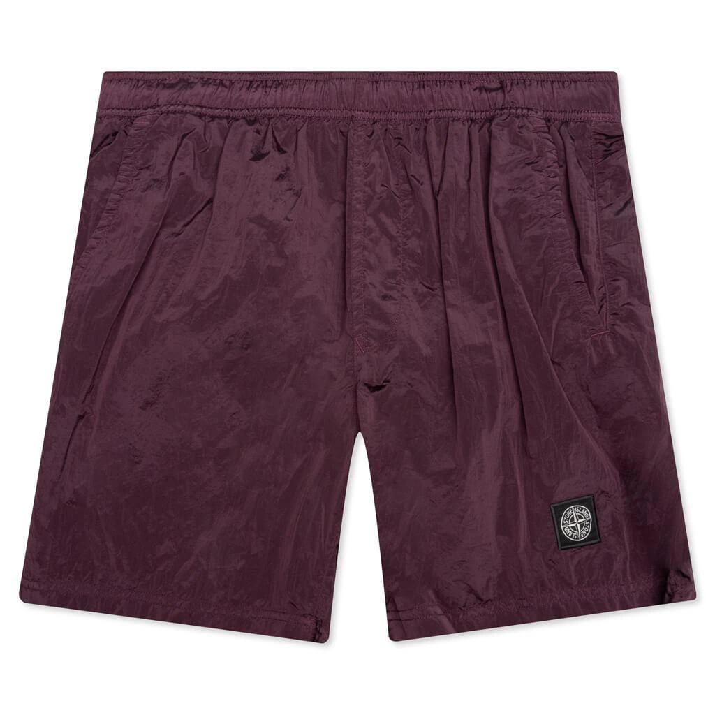 商品Stone Island|Stone Island Nylon Metal Shorts - Dark Burgundy,价格¥1108,第1张图片