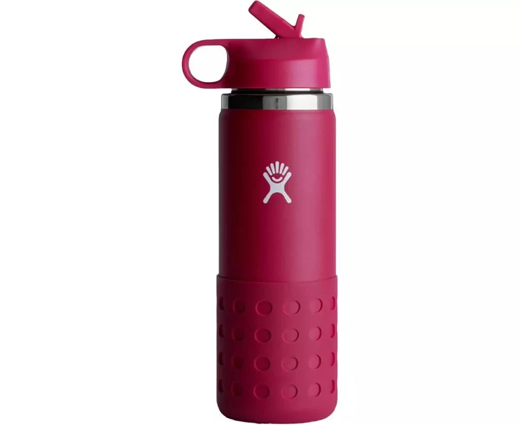 商品Hydro Flask|Hydro Flask 20 oz. Kids' Wide Mouth Bottle with Straw Lid and Boot,价格¥313,第1张图片详细描述