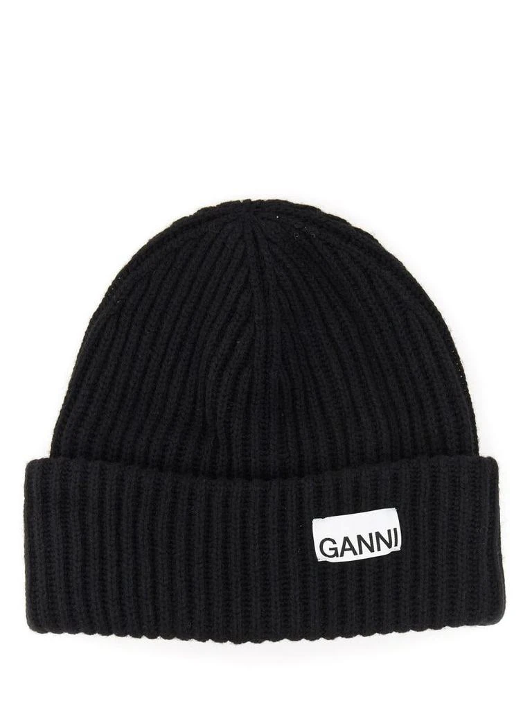 商品Ganni|GANNI BEANIE HAT,价格¥787,第1张图片