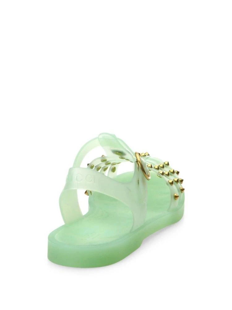 商品Gucci|Transparent Rubber Sandals,价格¥3674,第2张图片详细描述