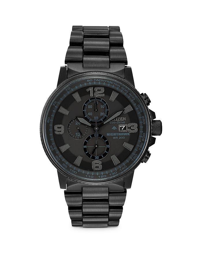 商品Citizen|Eco-Drive Blackout Nighthawk Chronograph, 42mm,价格¥3647,第3张图片详细描述