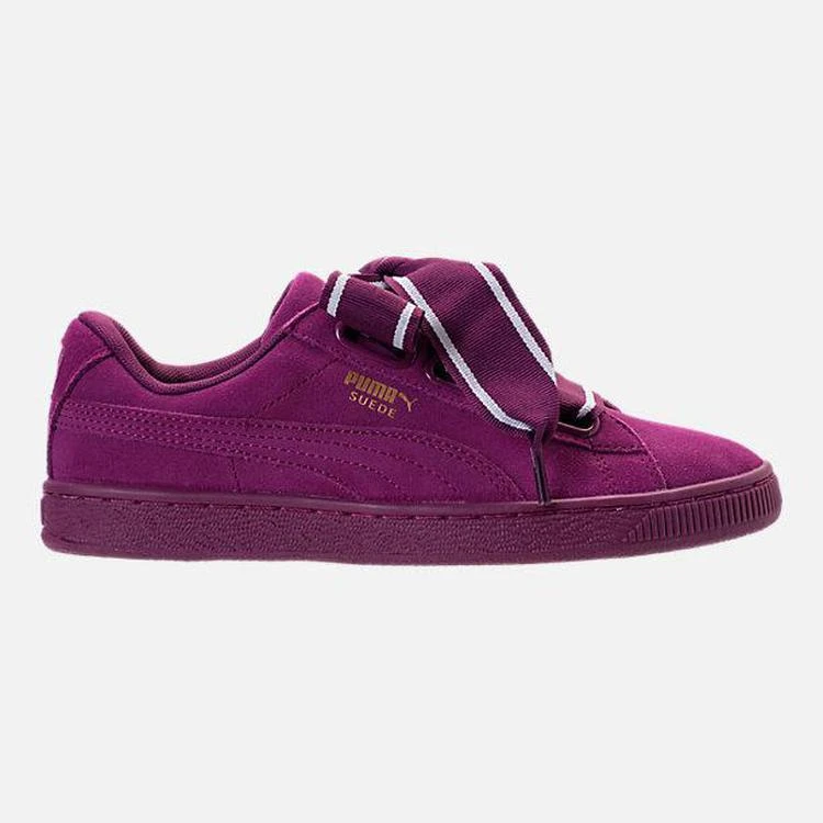 商品Puma|麂皮丝绸鞋带休闲鞋,价格¥195,第3张图片详细描述
