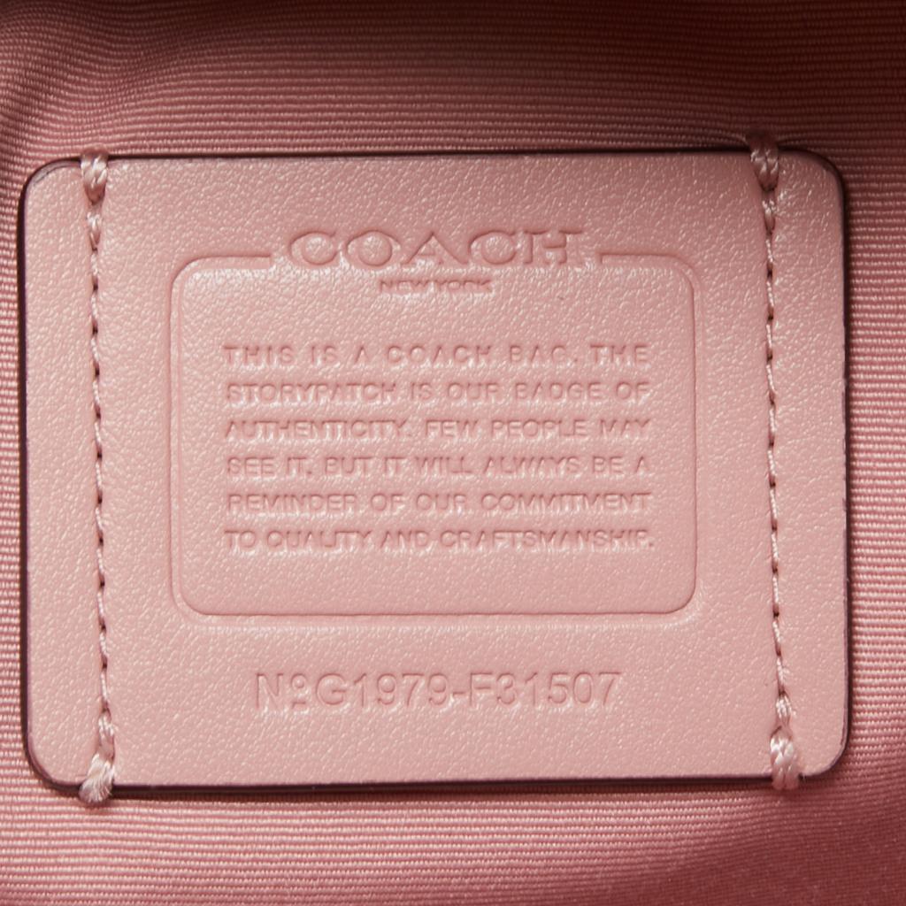 Coach Pink Leather Abby Duffle Crossbody Bag商品第9张图片规格展示