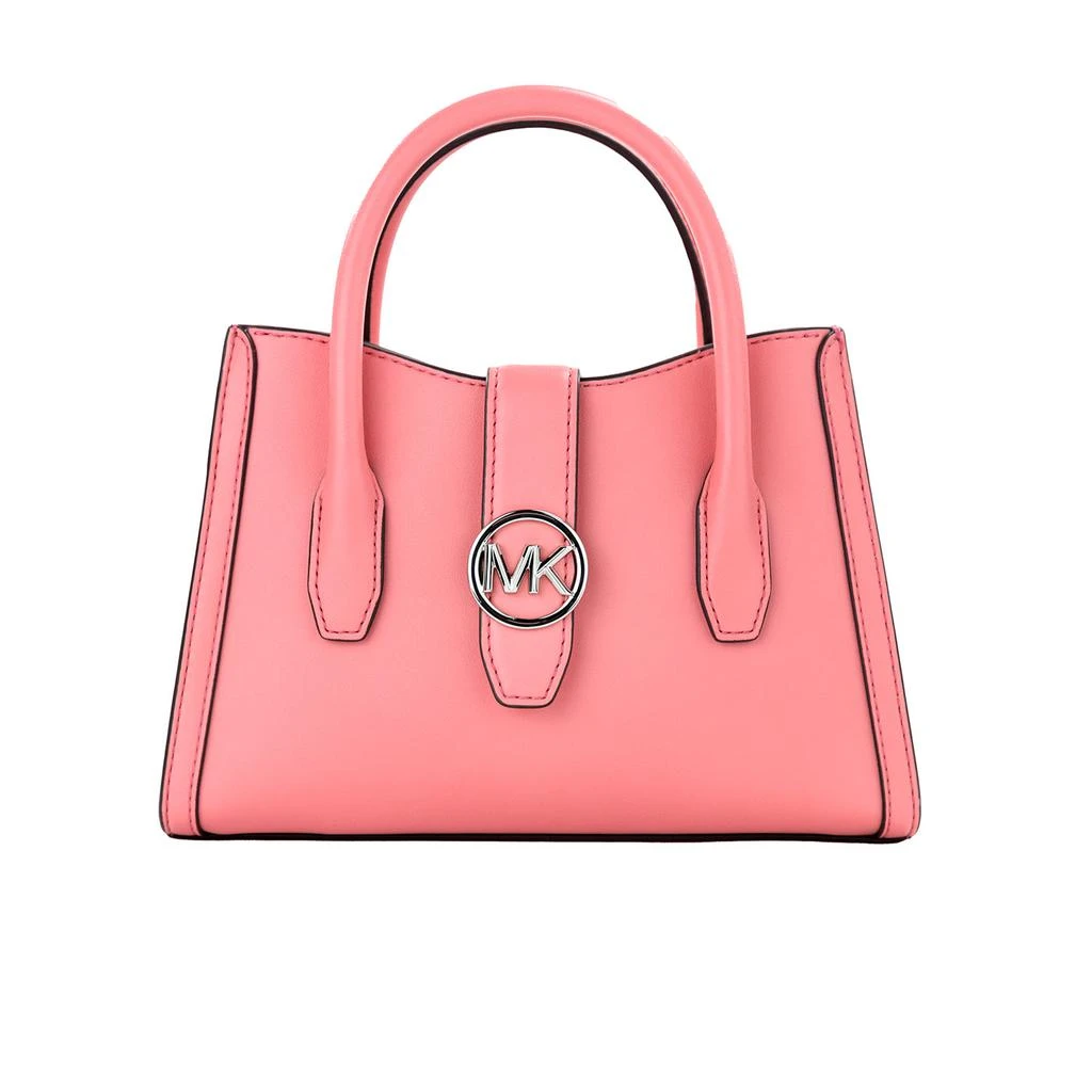 商品Michael Kors|Gabby Small Tea Rose Faux Leather Top Zip Satchel Crossbody Bag,价格¥3272,第1张图片