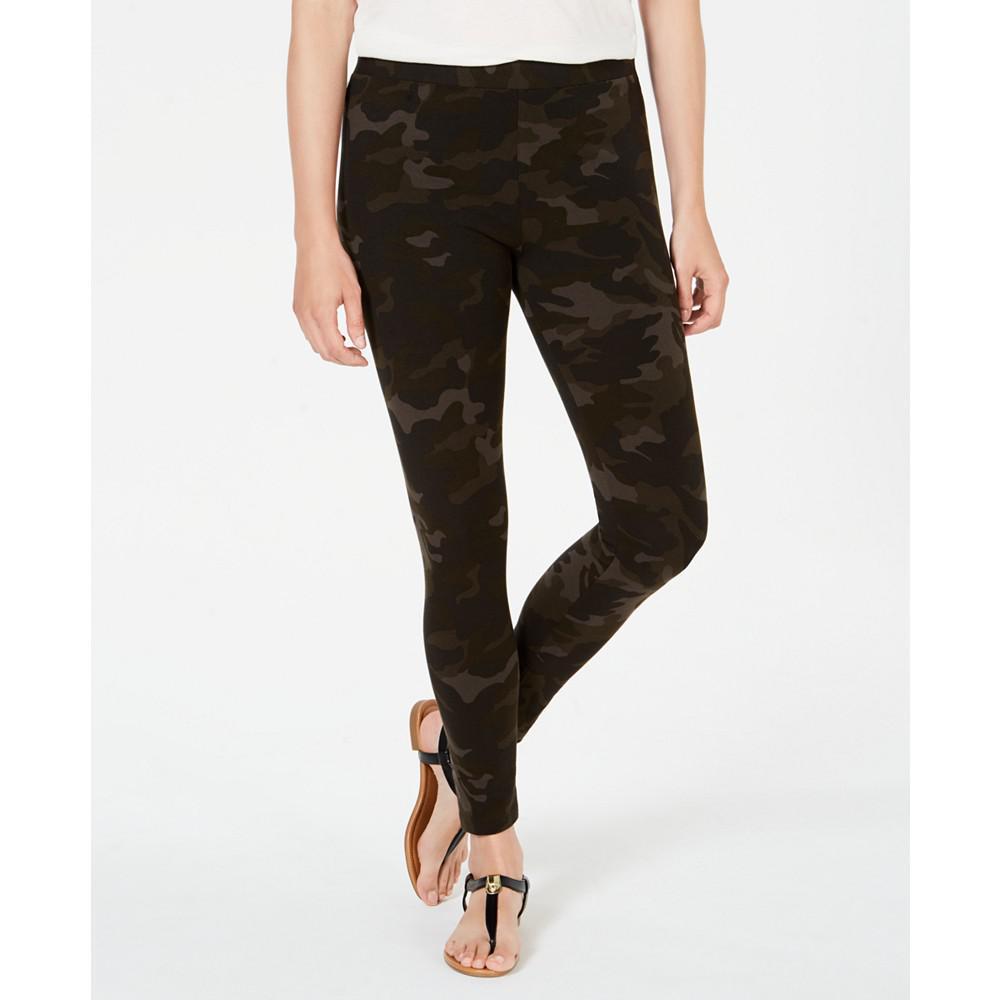 商品Style & Co|Petite Camo Daze Printed Leggings, Created for Macy's,价格¥141,第1张图片