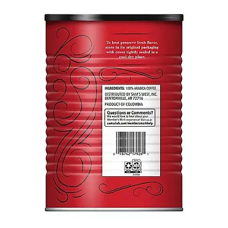 商品Member's Mark|[两件起售] 经典烘焙咖啡粉(48 oz.),价格¥98,第3张图片详细描述