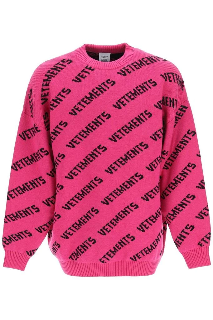 商品Vetements|MONOGRAM JACQUARD SWEATER,价格¥5181,第1张图片