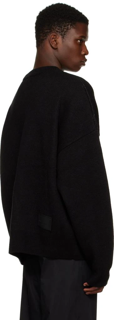 商品We11done|Black Jacquard Sweater,价格¥1247,第3张图片详细描述
