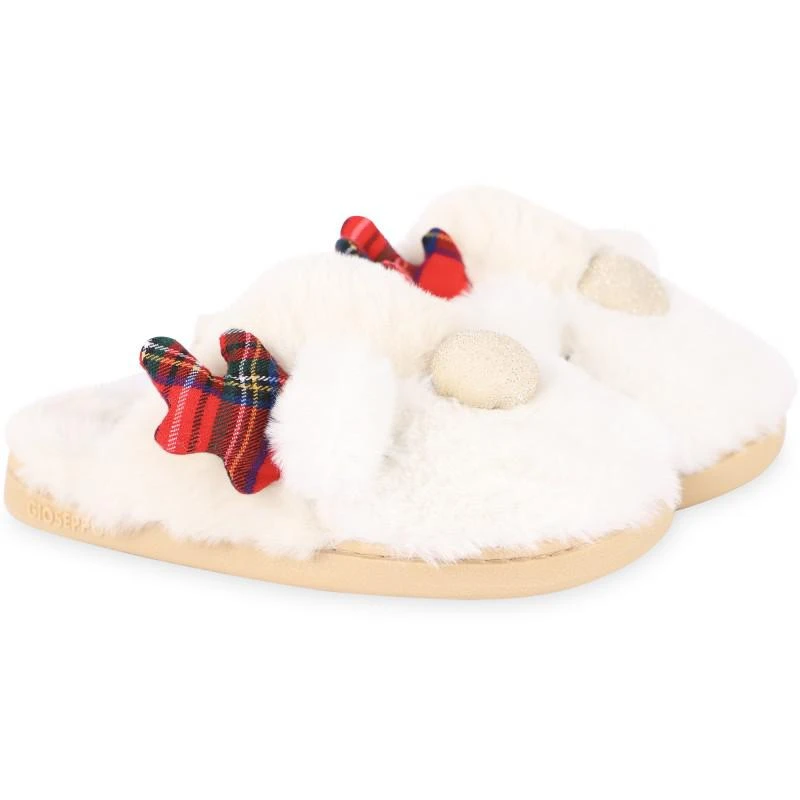 商品GIOSEPPO|Deer faux fur sleepers in white,价格¥381,第1张图片