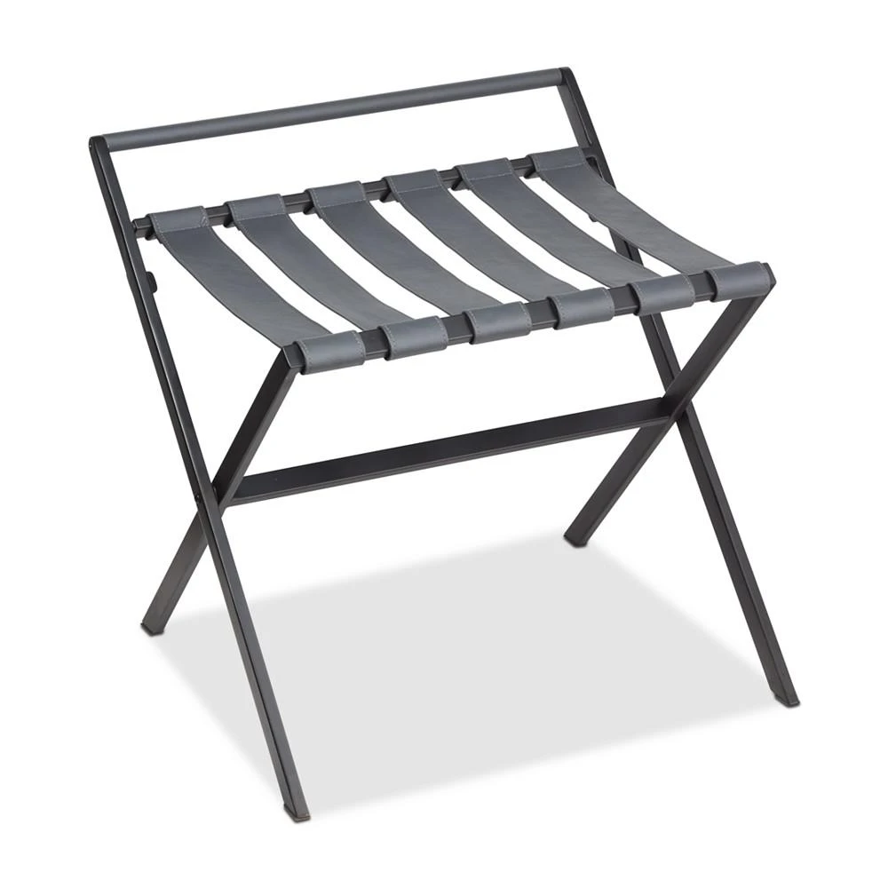 商品Roselli Trading Company|Black Powder-Coated Luggage Rack,价格¥2759,第1张图片