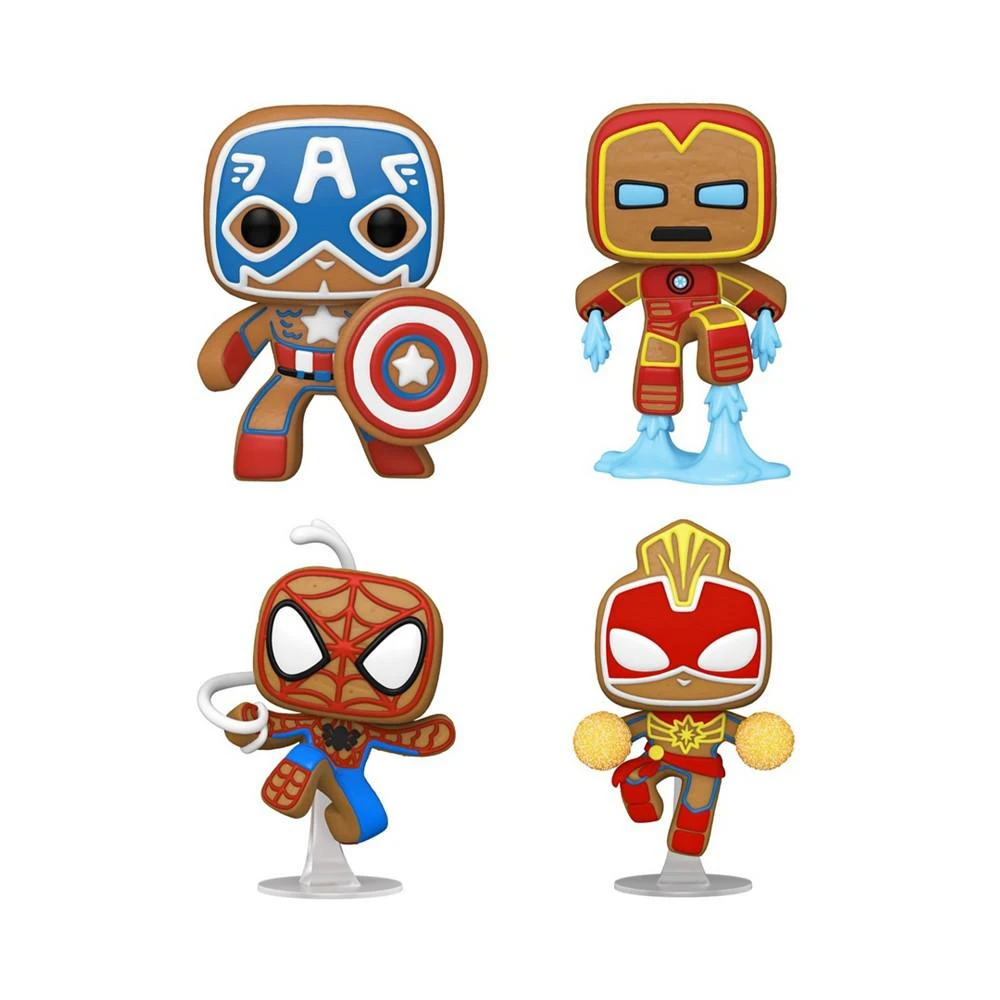 商品Funko|Funko Plaster of Paris Marvel Holiday Collectors Set, 4 Pieces,价格¥235,第1张图片