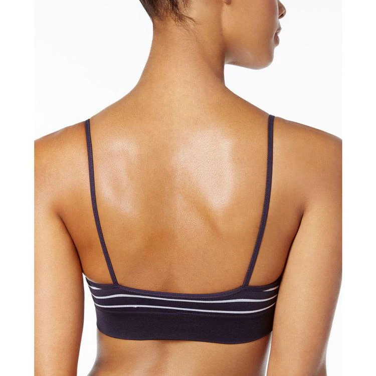 商品Calvin Klein|Striped Logo-Band Bralette QF4707,价格¥127,第2张图片详细描述