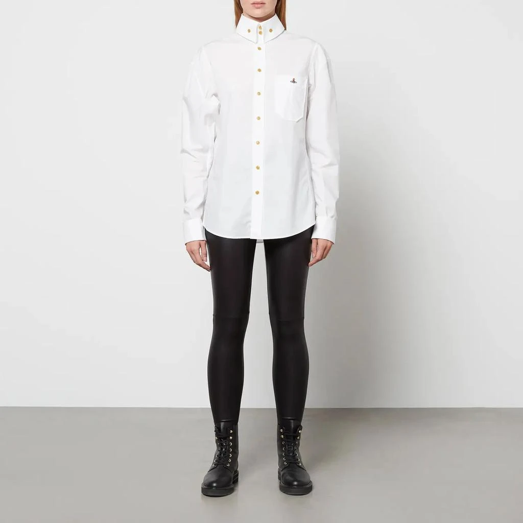 商品Vivienne Westwood|Vivienne Westwood Women's Striped Krall Shirt - White,价格¥1193,第3张图片详细描述