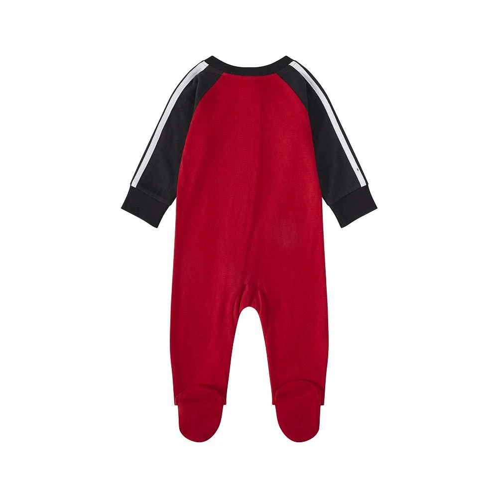 商品Adidas|Baby Boys Long Sleeve Zipper Raglan Footed Coverall,价格¥90,第2张图片详细描述