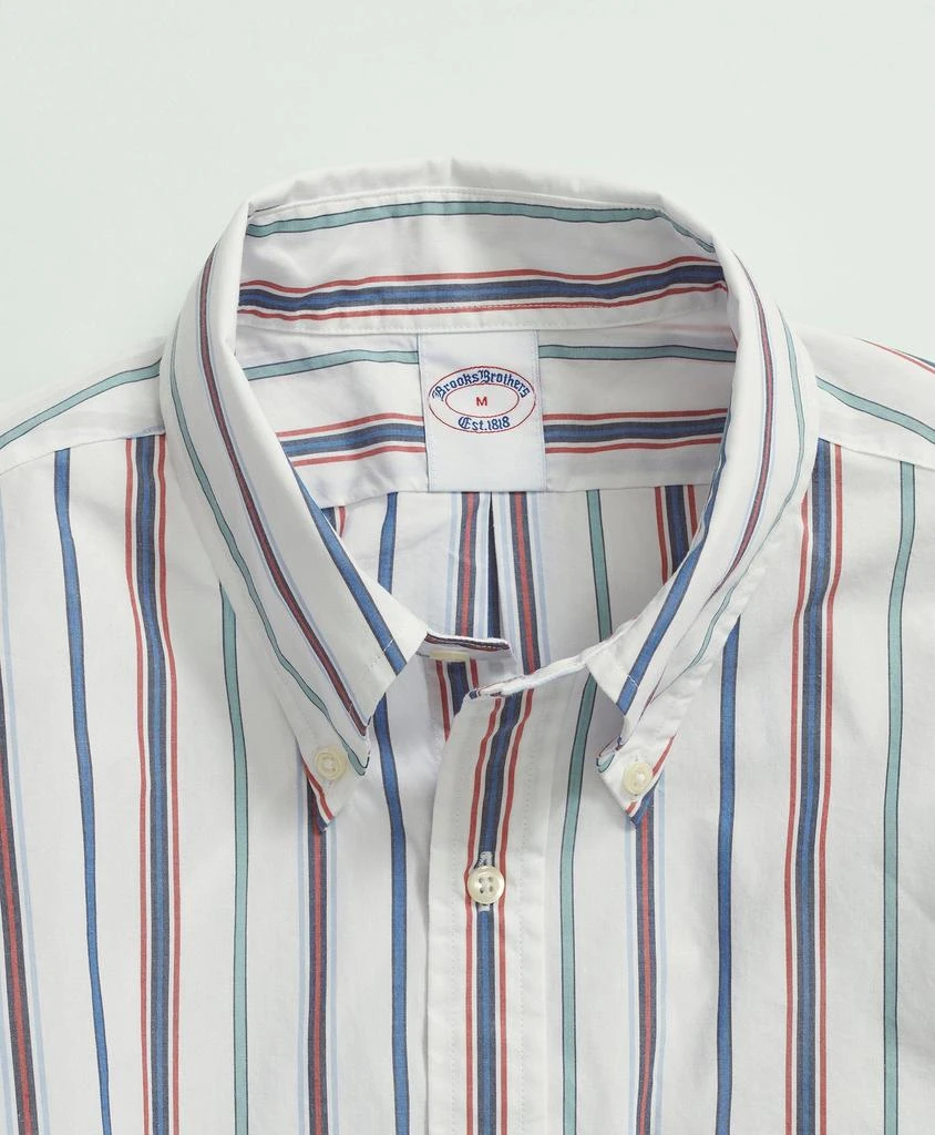 商品Brooks Brothers|Friday Shirt, Poplin Striped,价格¥410,第2张图片详细描述