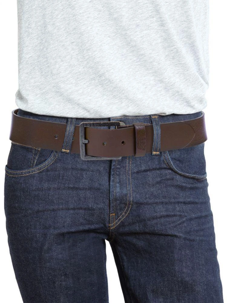 商品Diesel|Square Buckled Leather Belt,价格¥160,第3张图片详细描述