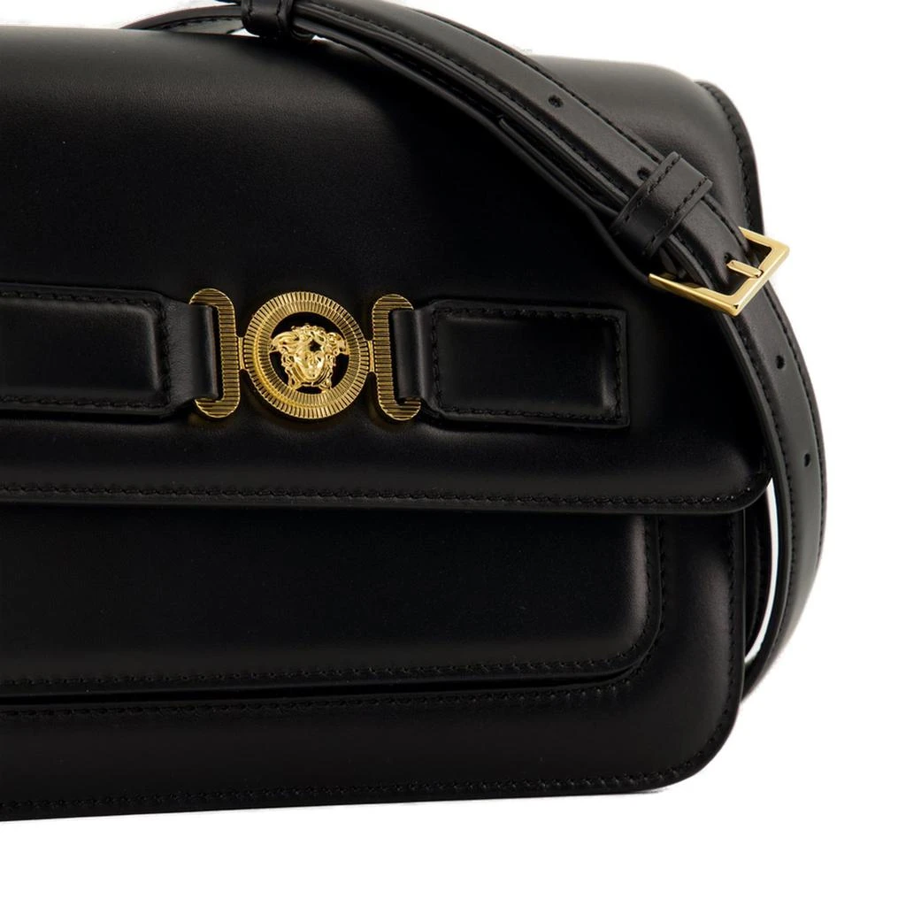 商品Versace|Versace Medusa Foldover Top Messenger Bag,价格¥7121,第3张图片详细描述