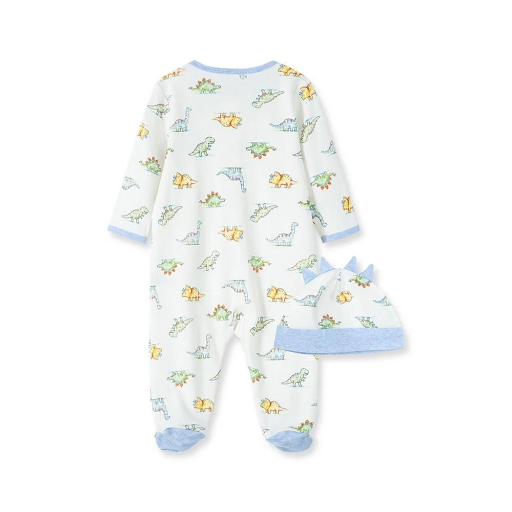 商品Little Me|Baby Boys Dinomite Footed Coverall and Cap Set, 2 Piece,价格¥97,第4张图片详细描述