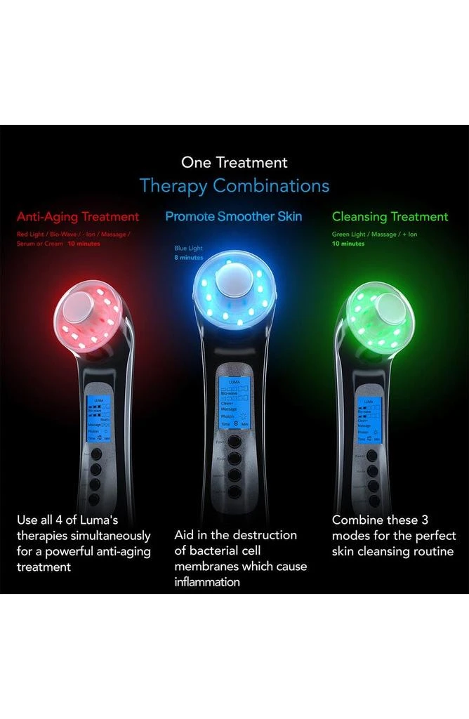 商品PURE DAILY CARE|Luma 4-in-1 Skin Therapy Wand - Ion Therapy LED Light Machine,价格¥661,第4张图片详细描述