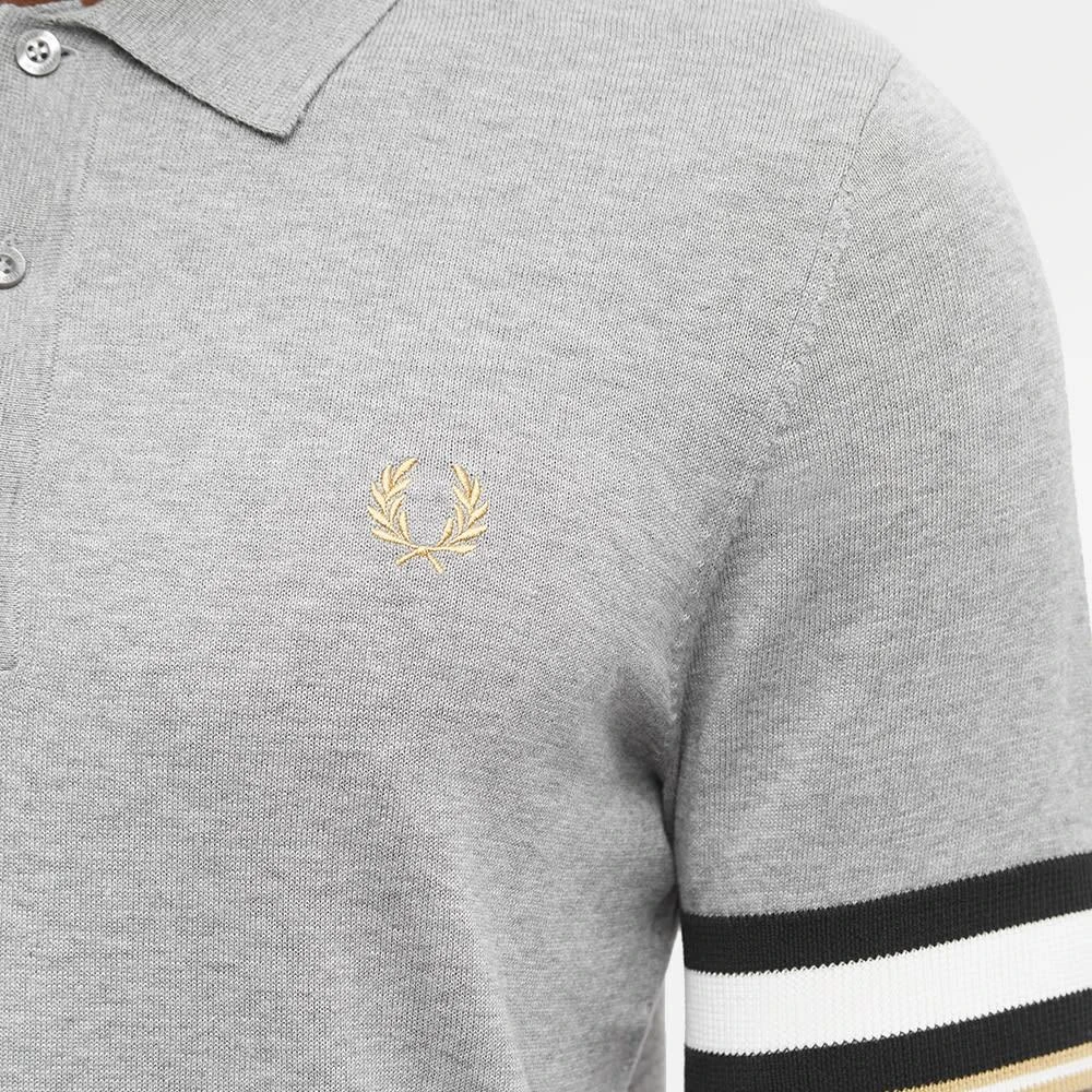 商品Fred Perry|Fred Perry Bold Cuff Knitted Polo,价格¥556,第5张图片详细描述