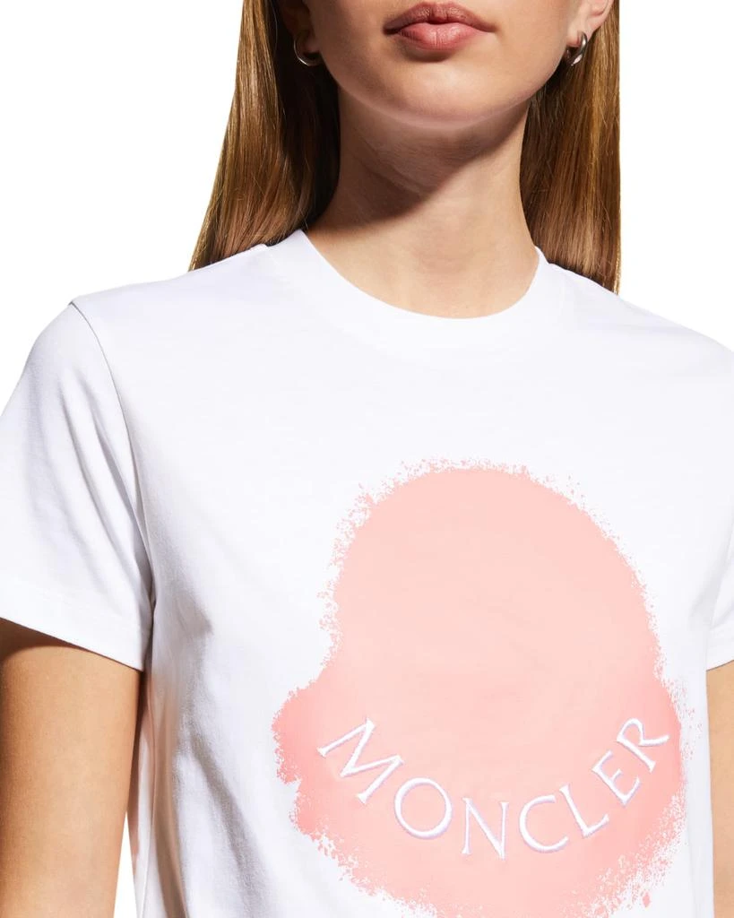 商品Moncler|Spray Paint Logo T-Shirt,价格¥1086,第5张图片详细描述