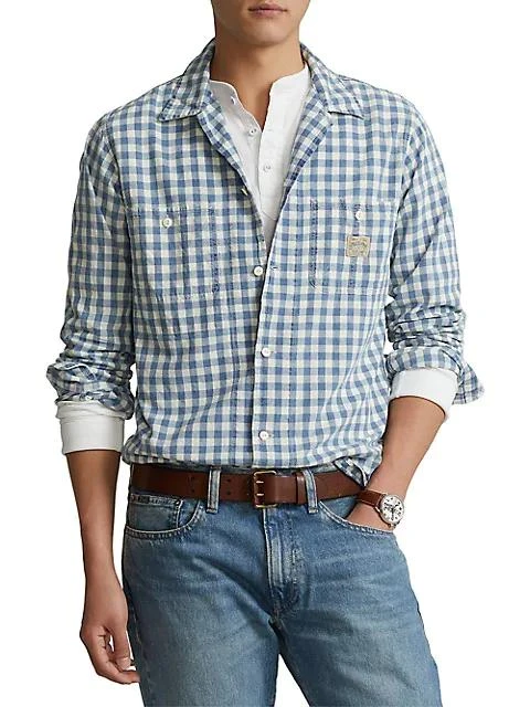 商品Ralph Lauren|Rustic Plainweave Sport Shirt,价格¥555,第3张图片详细描述