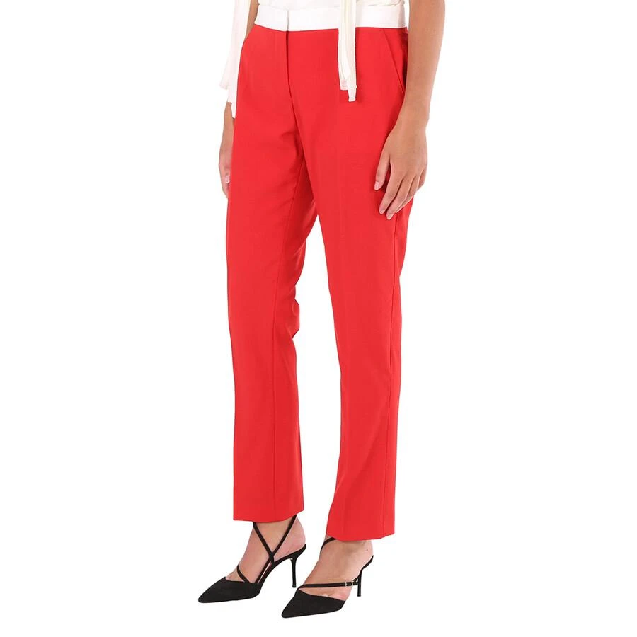商品Burberry|Burberry Ladies Bright Red Hanover Two-tone Wool Tailored Trousers, Brand Size 8 (US Size 6),价格¥901,第2张图片详细描述