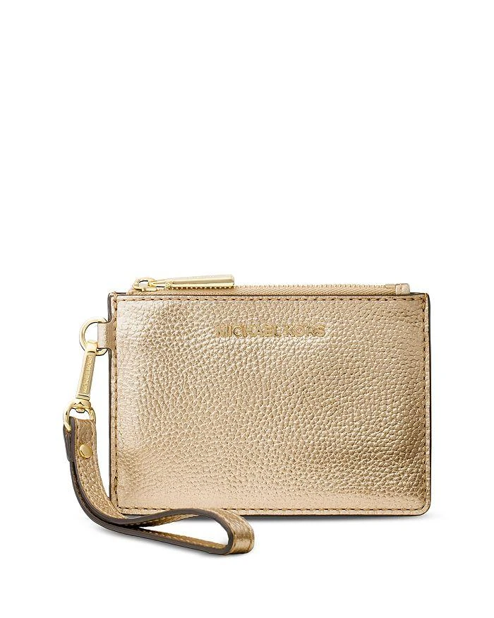 商品Michael Kors|Jet Set Small Metallic Leather Coin Purse,价格¥245,第1张图片