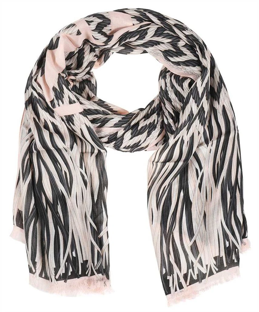 商品Lanvin|Lanvin CABLE & LOGO PRINT Scarf,价格¥2824,第1张图片