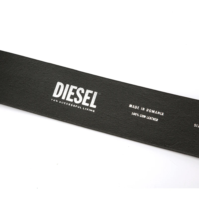 DIESEL男女同款情侣OVAL D LOGO皮带腰带X08727PR666 宽4cm（香港仓发货） 商品