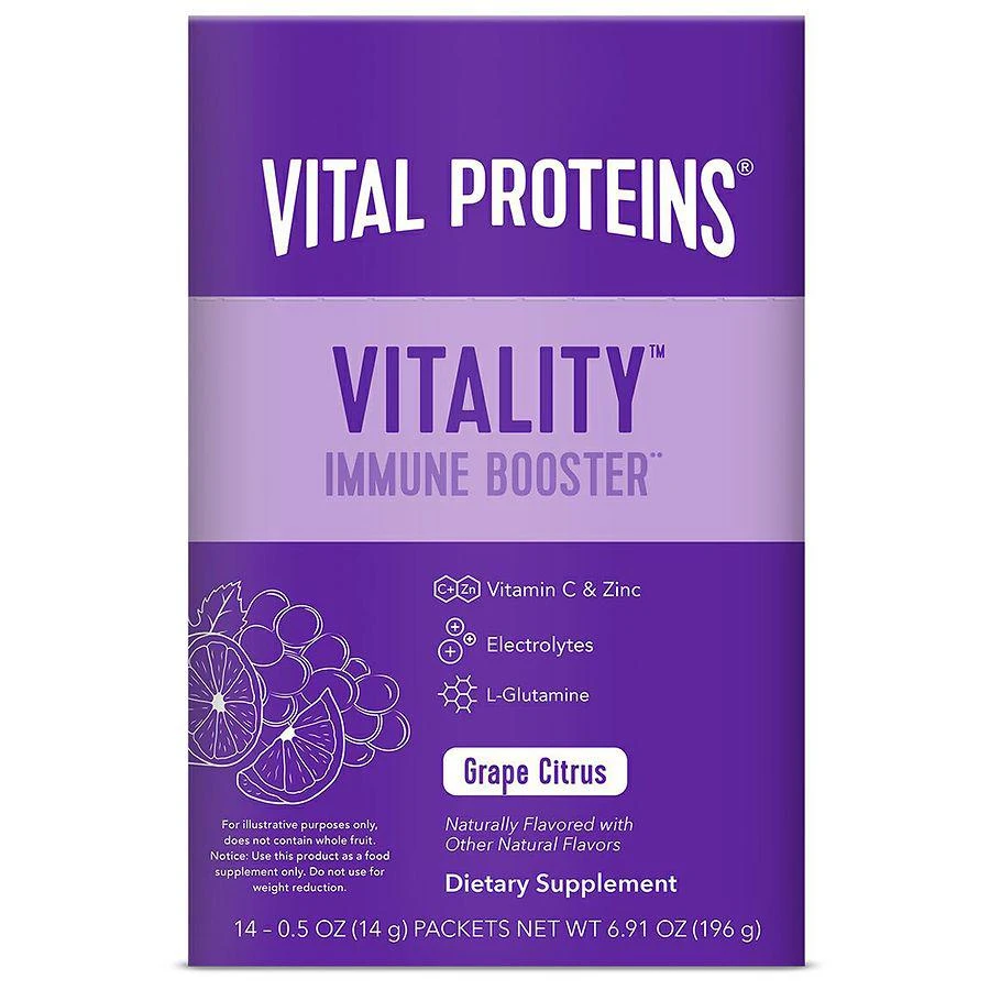 商品Vital Proteins|Vitality Immune Booster Grape Citrus,价格¥185,第3张图片详细描述