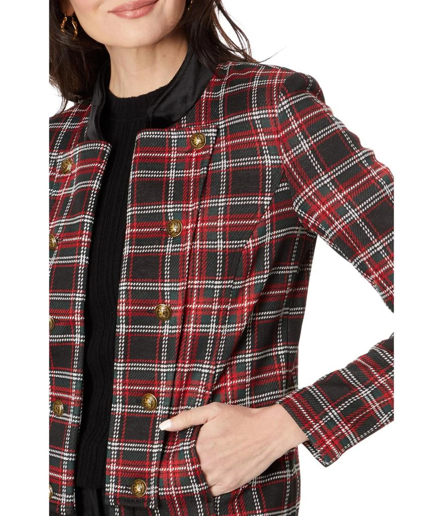 商品Tommy Hilfiger|Prospect Plaid Band Jacket,价格¥803,第3张图片详细描述