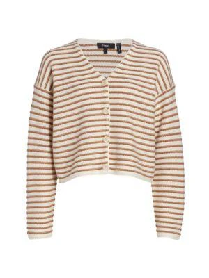 Striped Boxy Cardigan 商品