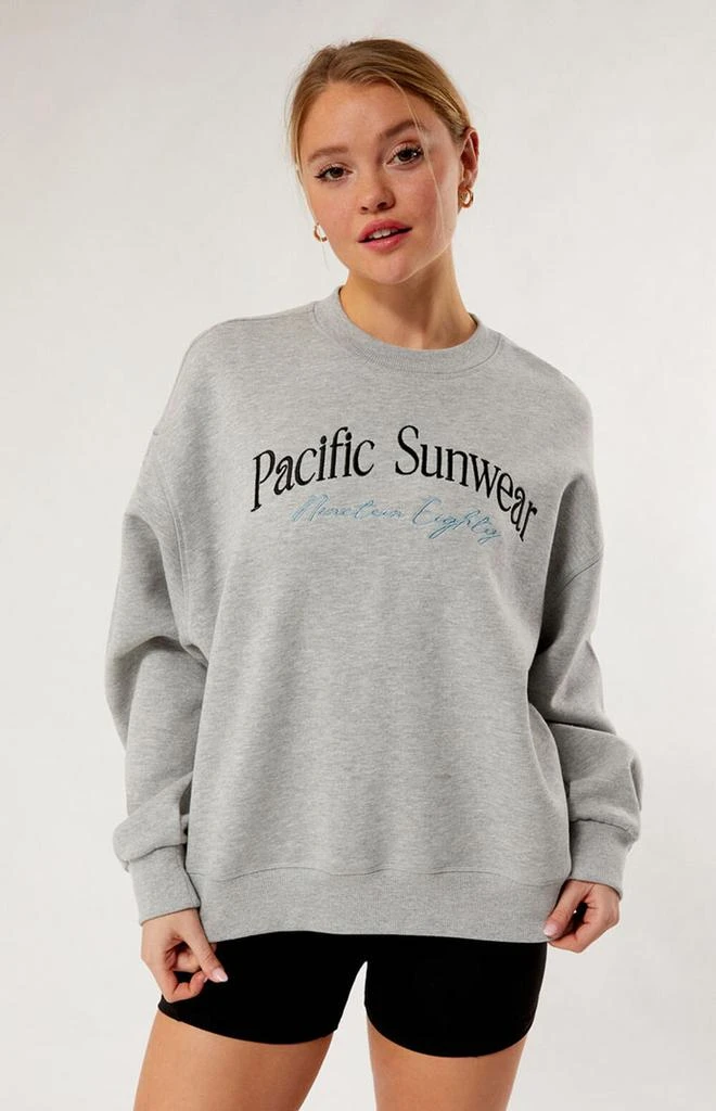 商品PacSun|Pacific Sunwear Nineteen Eighty Crew Neck Sweatshirt,价格¥348,第3张图片详细描述
