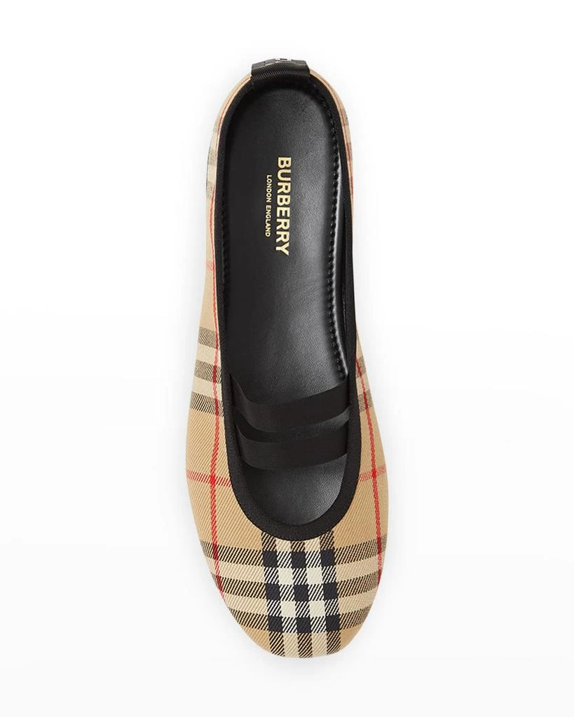 商品Burberry|Grace Vintage Check Ballerina Flats,价格¥2154,第5张图片详细描述