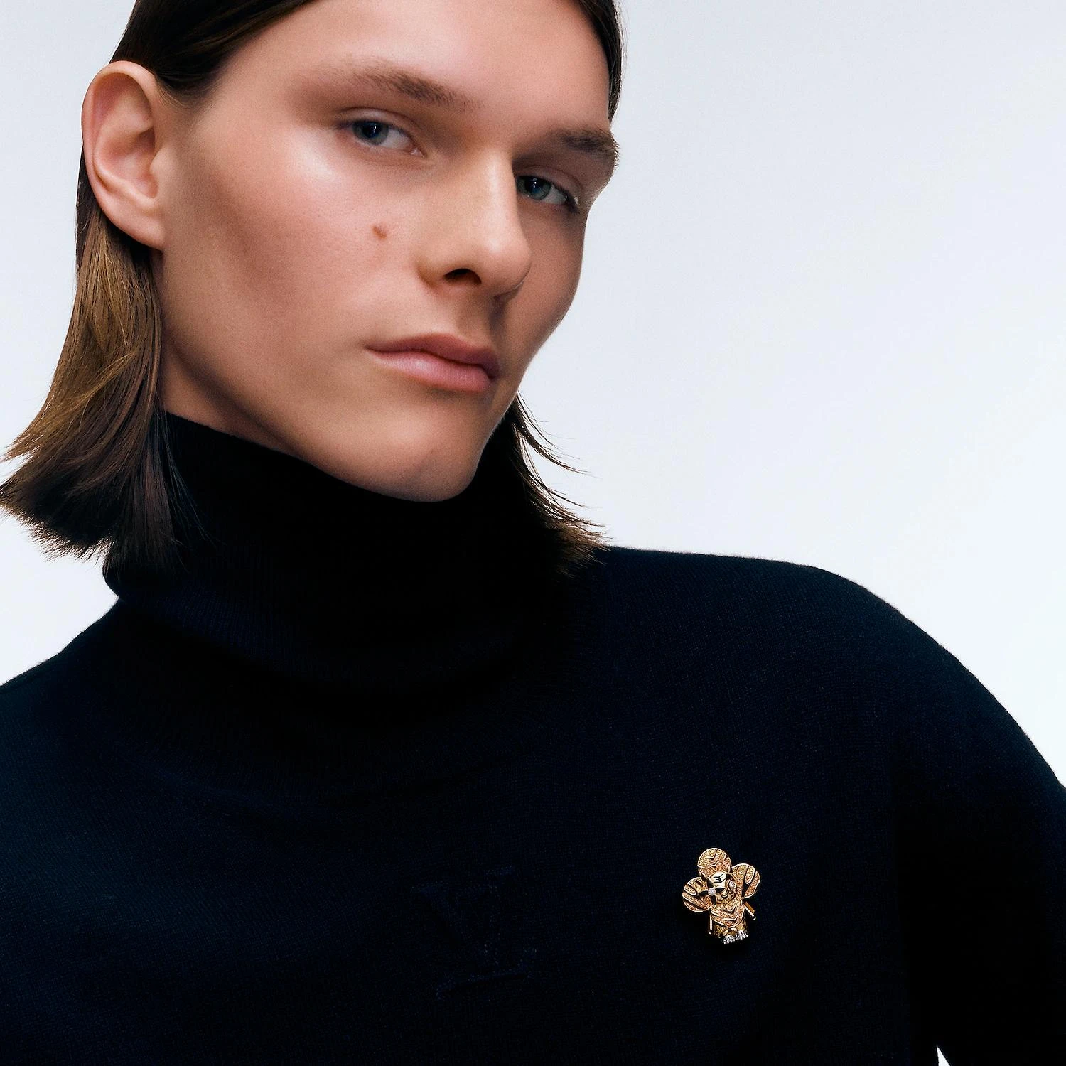 【预售】 LV路易威登 24秋冬 女士 吊坠 VIVIENNE TIGER 18K 金漆光钻石彩色宝石项链 Q93974 商品