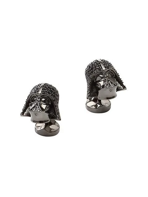 商品Cufflinks Inc.|Star Wars Darth Vader Crystal Helmet Cufflinks,价格¥1410,第1张图片