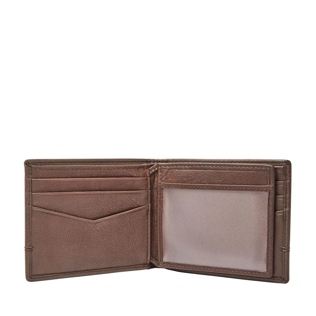 商品Fossil|Men's Brooks Leather Bifold,价格¥183,第2张图片详细描述