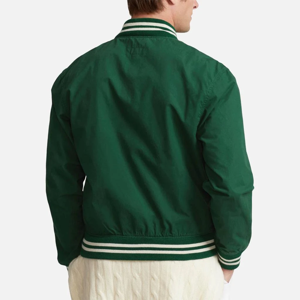 商品Ralph Lauren|Polo Ralph Lauren Men's Poplin Varsity Jacket - New Forest,价格¥1499,第2张图片详细描述