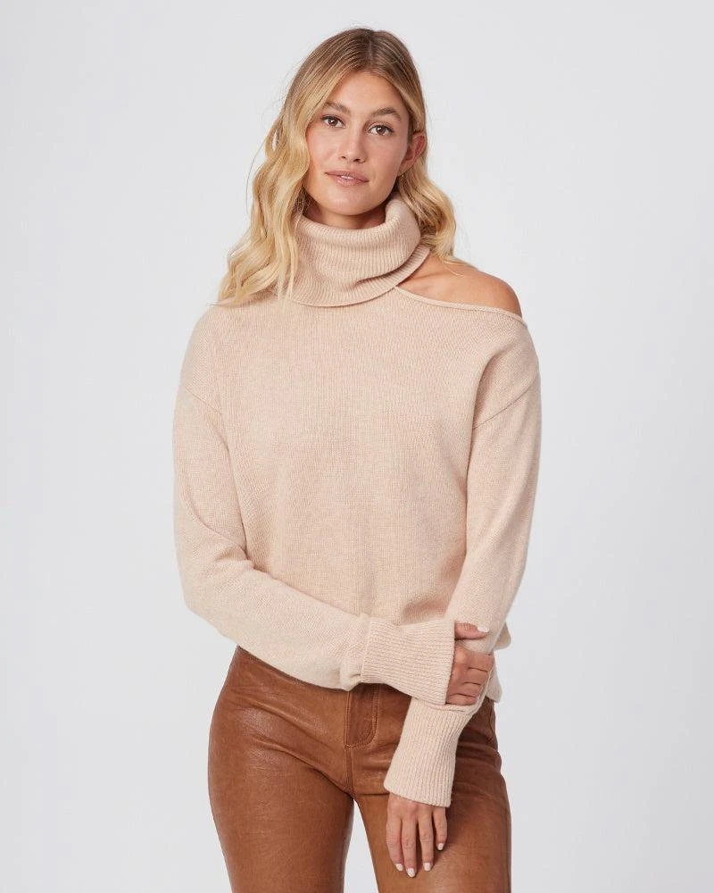 商品Paige|Paige Raundi Wool Sweater - Camel,价格¥2756,第1张图片