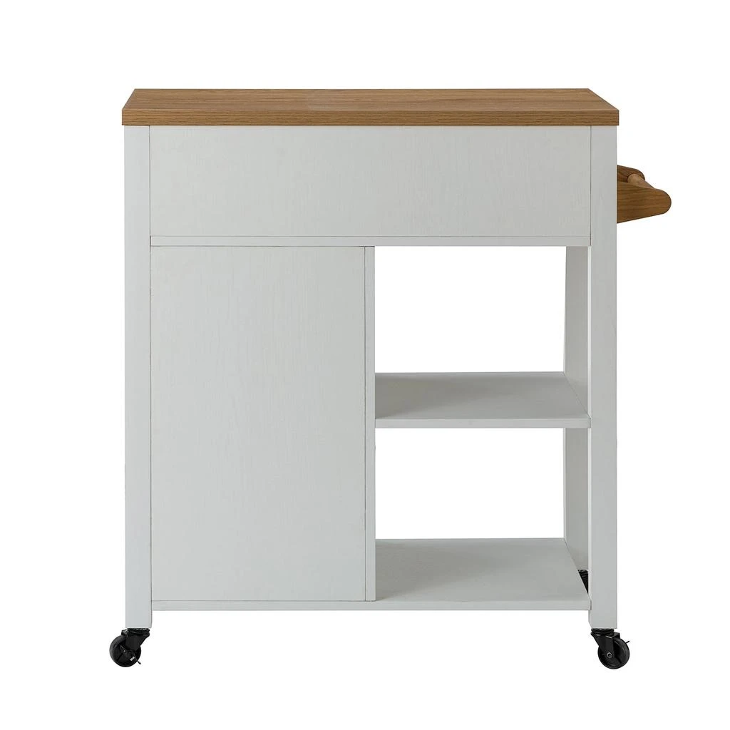 商品Tina's Home|Thessaly 31.5" Wide Rolling Kitchen Cart,价格¥2239,第5张图片详细描述