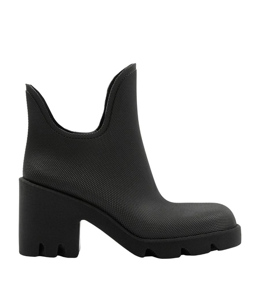 商品Burberry|Marsh Heeled Rain Boots 65,价格¥6683,第1张图片
