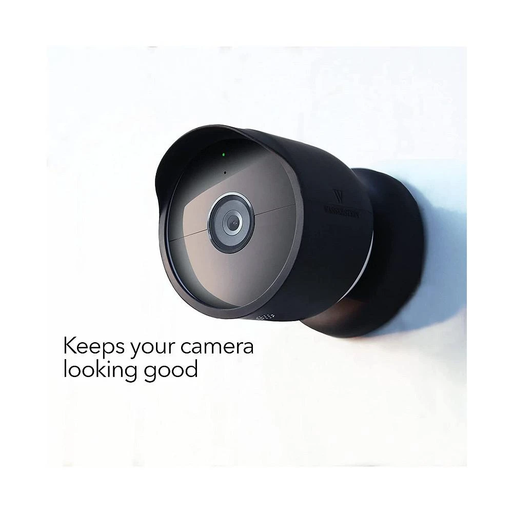 商品Wasserstein|Wasserstein Protective Cover Compatible with Cam Outdoor or Indoor, Battery - Protective Silicone Cover for Your Camera (1 Pack/Black),价格¥143,第2张图片详细描述