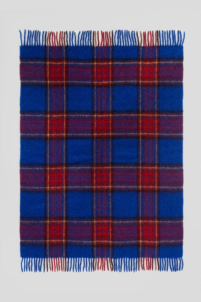 商品Woolrich|Blanket in an Alpaca, Mohair, and Wool Blend - Unisex - Blue,价格¥1305,第2张图片详细描述