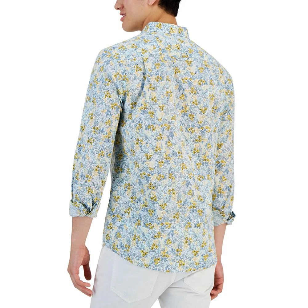 商品Club Room|Men's Sasha Field Floral Print Woven Long-Sleeve Shirt, Created for Macy's,价格¥147,第2张图片详细描述