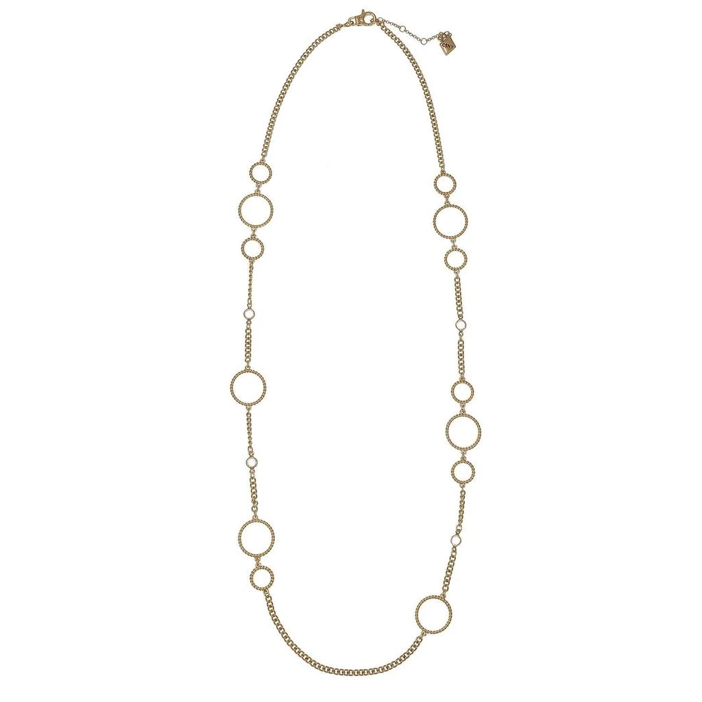 商品Christian Siriano New York|Channel Accent Circle Link Chain Necklace,价格¥257,第1张图片