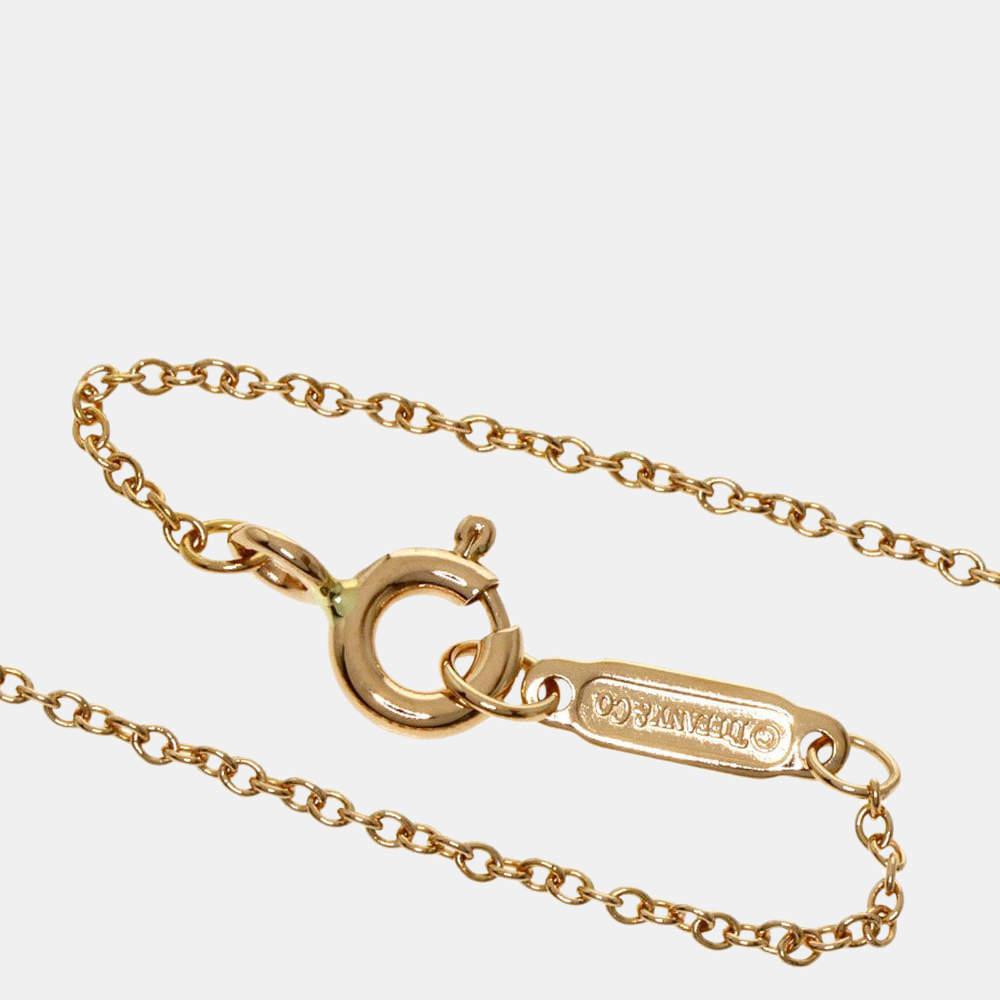 Tiffany & Co. Oval Key 18K Rose Gold Necklace商品第3张图片规格展示