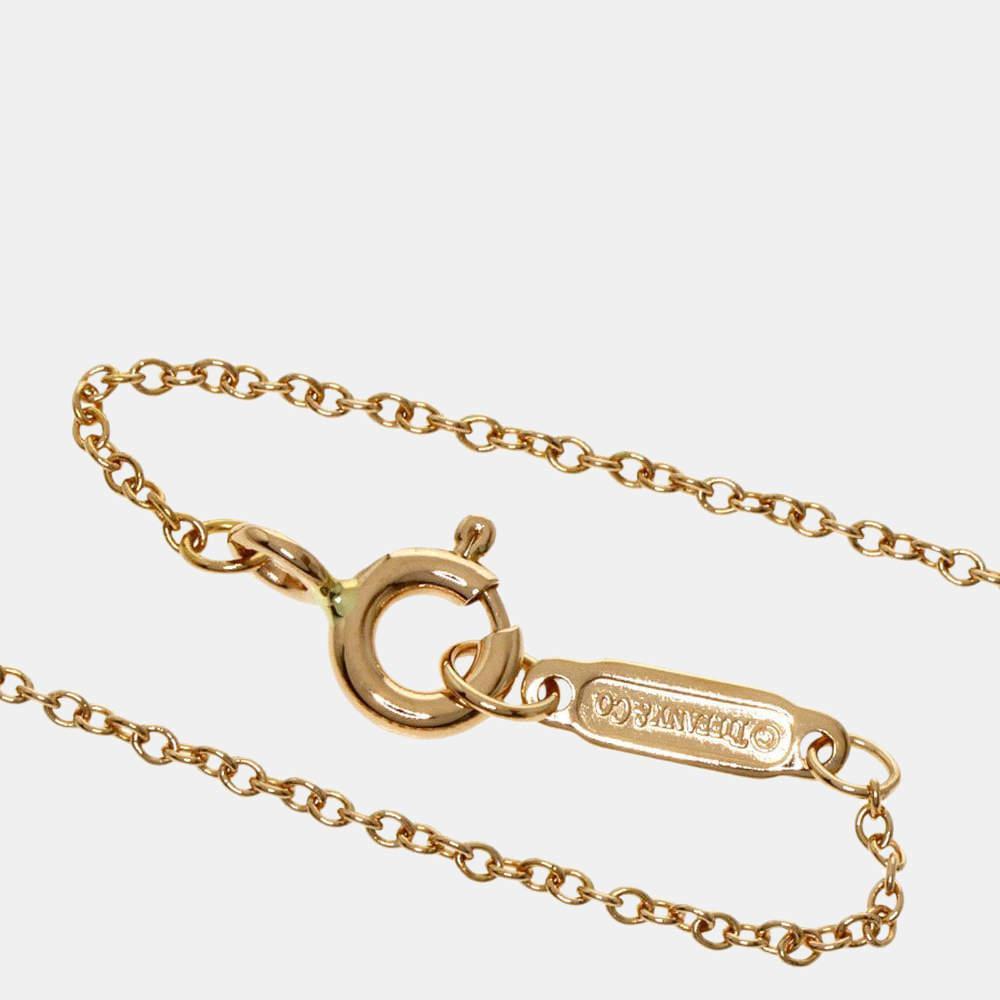 商品[二手商品] Tiffany & Co.|Tiffany & Co. Oval Key 18K Rose Gold Necklace,价格¥4840,第5张图片详细描述
